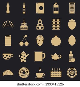 Ale icons set. Simple set of 25 ale vector icons for web for any design