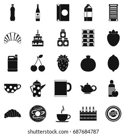 Ale icons set. Simple set of 25 ale vector icons for web isolated on white background