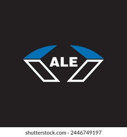 ALE letter logo design on white background. ALE logo. ALE creative initials letter Monogram logo icon concept. ALE letter design
