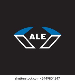 ALE letter logo design on white background. ALE logo. ALE creative initials letter Monogram logo icon concept. ALE letter design