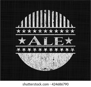 Ale on chalkboard