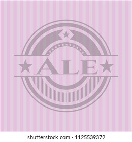 Ale retro pink emblem