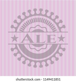 Ale retro pink emblem