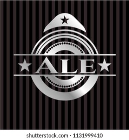 Ale silver emblem or badge