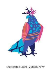 alebrije eagle bird illustration isolated