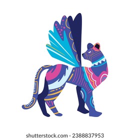 diseño de ilustraciones para gatos alebrije méxico