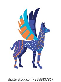 diseño de ilustración para perros de alebrije méxico