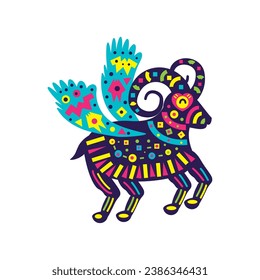 alebrijes creature design illustration isolated