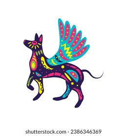 alebrijes mexican culture illustration isolated