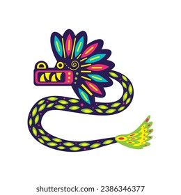 alebrijes snake illustration isolated vector