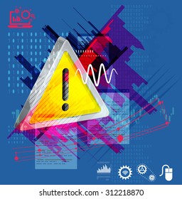 Alert Abstract - Illustration