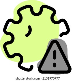 alert after being exposed to a virus