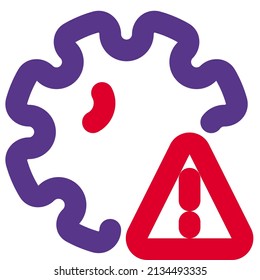 alert after being exposed to a virus