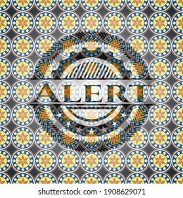 Símbolo de estilo árabe de alerta. decoración árabe. 