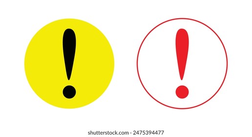 alert attention caution icon illustration