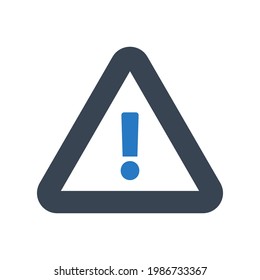 Icono de atención de alerta.peligro,marca (ilustración vectorial)