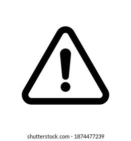 vector de icono de señal de alerta