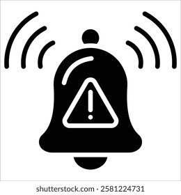 Alert Bell Icon Element For Design