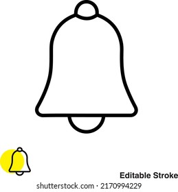 Alert Bell Vector Line Icon