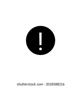 Alert circle filled caution attention error exclamation icon