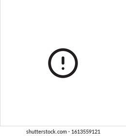 Alert circle icon- vector illustration 