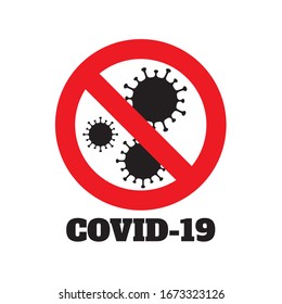Alert danger signage COVID19 corona virus