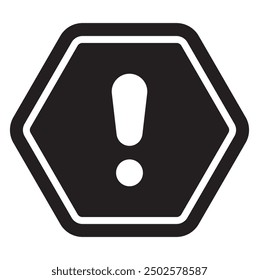 Icono de signo de advertencia de peligro de alerta