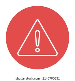 Alert error Vector icon which is suitable for commercial work and easily modify or edit it

