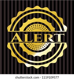Alert gold badge