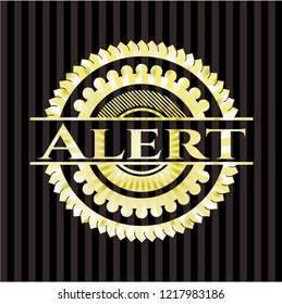 Alert golden badge