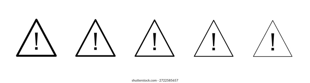 Design de ícone de alerta, logotipo, aplicativo, UI. Ilustração vetorial, EPS