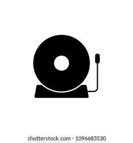 alert icon. Element of web icon with one color for mobile concept and web apps. Isolated alert icon can be used for web and mobile on white background