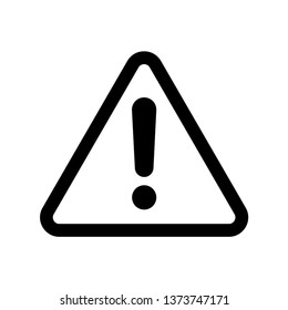 Alert icon flat vector illustration design isolated on white background