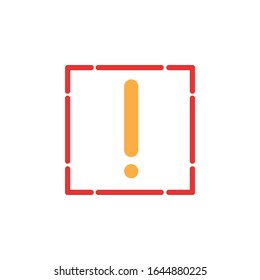 Icono de alerta para proyectos de diseño gráfico