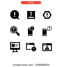 alert icon isolated sign symbol vector illustration - Collection of high quality black style vector icons
