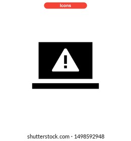 alert icon isolated sign symbol vector illustration - high quality black style vector icons
