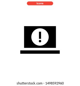 alert icon isolated sign symbol vector illustration - high quality black style vector icons
