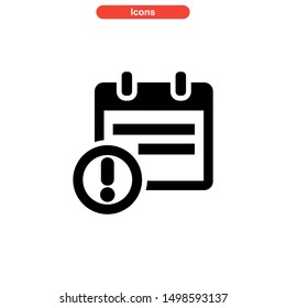 alert icon isolated sign symbol vector illustration - high quality black style vector icons
