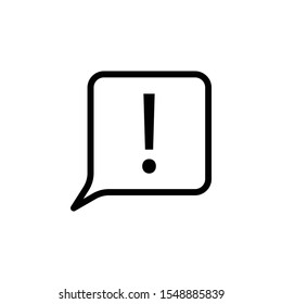 alert icon isolated sign symbol vector illustration - high quality black style vector icons