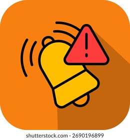 Alert Icon isometric Vector Illustration