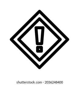 alert icon or logo isolated sign symbol vector illustration - high quality black style vector icons
