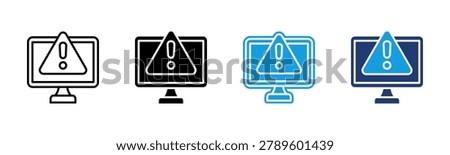 Alert icon multiple style collection