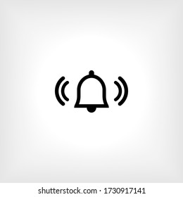 Alert Icon. Ringing Symbol. Notification Sign - Vector Illustration for Design and Websites, Presentation or Application.