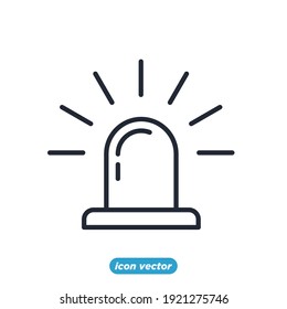 icono de alerta. Plantilla de símbolo de seguridad para ilustración vectorial de colección de diseño gráfico y web