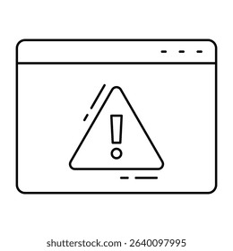 alert icon, simple design, vector illustration