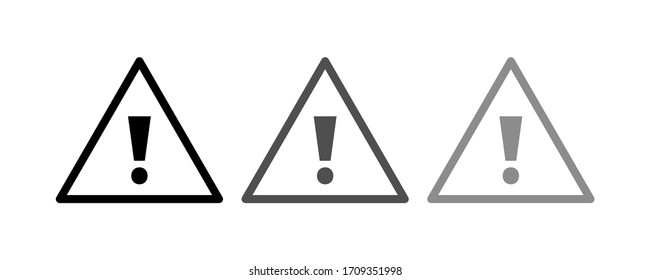 Icono de alerta diseño plano de ilustración vectorial de la ilustración vectorial.