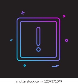 alert icon vector