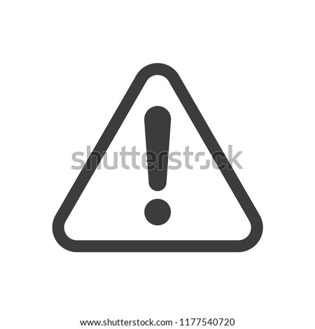 Alert icon. Vector