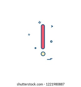 alert icon vector design