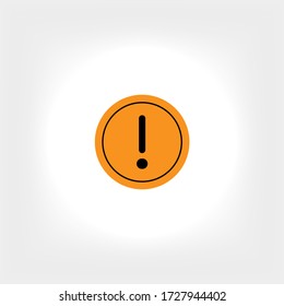 Icono de alerta: Ilustración vectorial para diseño y sitios web, presentación o aplicación.